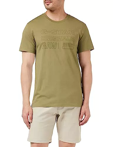G-STAR RAW Herren T-Shirt Originals - Klassisches Design