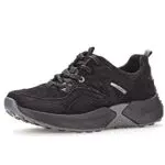Gabor Damen Low-Top Sneaker mit Wechselfußbett - Schwarze Freizeitschuhe