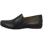 Geox Herren U Siron A Mokassin, Schwarz