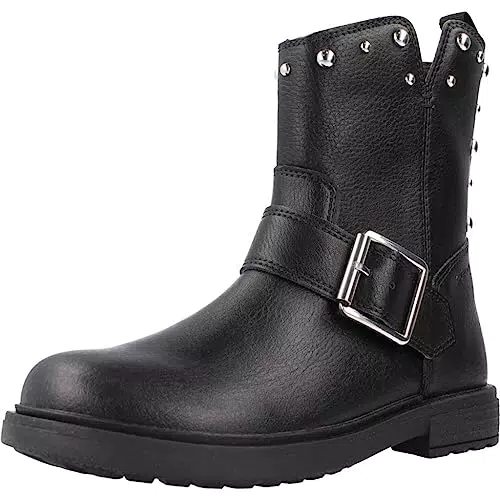 Geox Mädchen Stiefelette Eclair - Schwarz