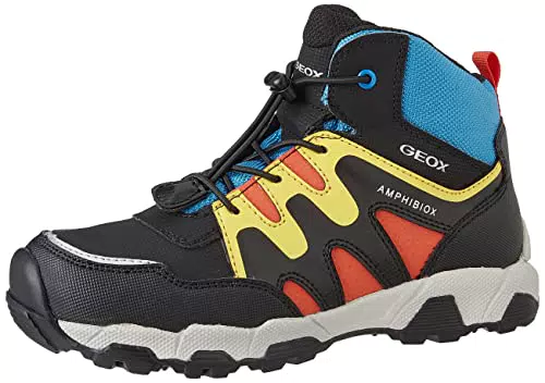Geox Jungen Magnetar Boy B Abx Sneakers - Schwarz Himmel