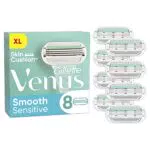 Gillette Venus Smooth Sensitive Rasierklingen für Damenrasierer mit 3-fach Klinge