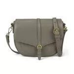 Damen Leder Handtasche - Stilvolle Umhängetasche mit Krokodilmuster