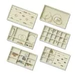 Schmuck Aufbewahrungsschalen Organizer für Armbänder, Halsketten, Ohrringe, Ringe