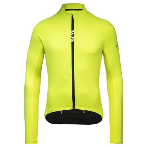 GORE WEAR Herren Thermo Fahrrad-Trikot, C5 Schwarz/Dunkelgrau