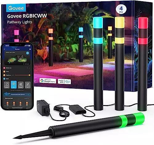 Govee Wegeleuchten Außen mit App Steuerung - Intelligente Gartenbeleuchtung