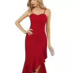 Elegantes Cocktailkleid mit Herzausschnitt und Spaghettiträgern - Grace Karin.