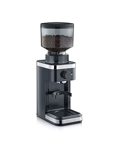 Graef CM501EU Kaffeemühle, 135, Edelstahl, weiß