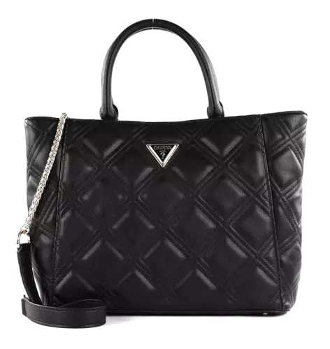 GUESS Damen Deesa Tote Tragetasche - Schwarz