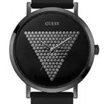 Guess Herren Quarz Armbanduhr mit Silikonband
