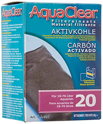 Hagen AquaClear Aktivkohle Filterpatrone für Power Filter 20