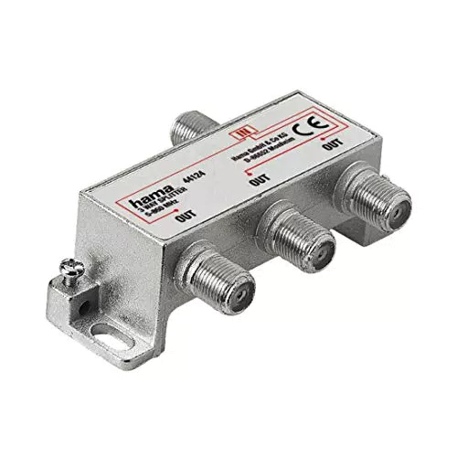 Hama Breitband Kabel Verteiler - 3-fach