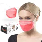 FFP2 Atemschutzmaske mit Hinterkopfband, einzeln verpackt in PE-Beutel - Made in Germany, zertifiziert - Erwachsene