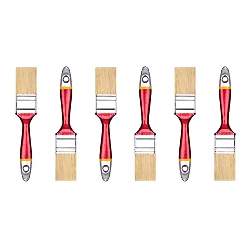 Pinsel-Set mit Holzgriff, 35 mm Breite - Lackpinsel Serie für Malerarbeiten