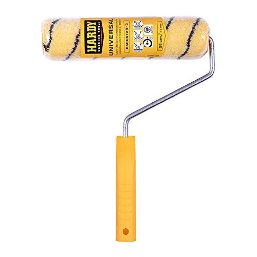 Maler Set von HARDY WORKING TOOLS - Farbrolle aus Polyester, Florhöhe 13mm, Länge 25cm, Durchmesser 48mm