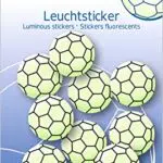 HERMA Fußball Wandaufkleber - Selbstklebende Leuchtsticker aus Plastik für Kinderzimmer Dekoration
