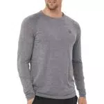 Sportshirt Langarm V-Ausschnitt für Herren - Atmungsaktiv und ideal für Gym und Running