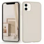 iPhone 11 Hülle aus Liquid Silikon für Full Body Protection - Hell Grau