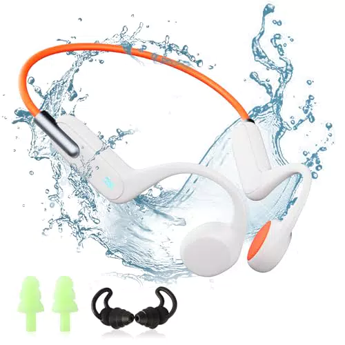 HIFI WALKER T10 Air Knochenschall Kopfhörer Bluetooth 5.3 Sportkopfhörer IPX8 wasserdicht für Schwimmen und Laufen