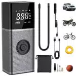Elektrische Luftpumpe HOLULO - Mini Kompressor mit 6000mAh Akku