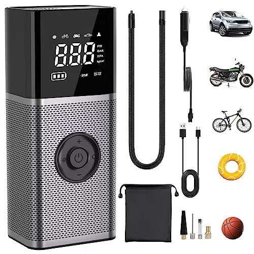Elektrische Luftpumpe HOLULO - Mini Kompressor mit 6000mAh Akku