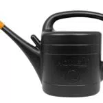 Gießkanne für Garten und Büro mit Brausekopf - 10 Liter - Schwarz.