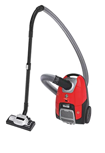 Hoover Bodenstaubsauger mit automatischem Beutelentsorgungssystem und EPA Filter - Leiser Staubsauger für Zuhause - HE510HM