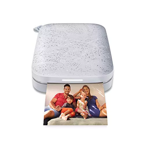 HP Sprocket Mobiler Fotodrucker - Drucken ohne Tinte, Bluetooth, 5 x 7,6 cm Ausdrucke
