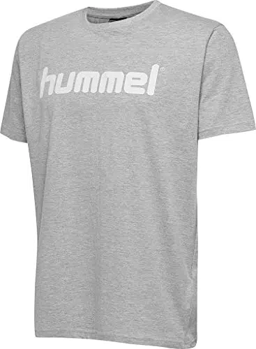 Hummel Herren Hmlgo Cotton Logo T shirts, Schwarz, S EU