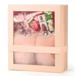 Muttertagsgeschenke: Plüsch Hausschuhe für Mama - Geschenkset zum Geburtstag