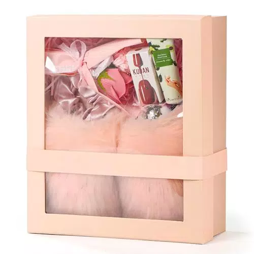 "Muttertagsgeschenke: Plüsch Hausschuhe für Mama - Geschenkset zum Geburtstag"