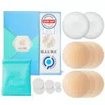 ILLURE® Nippelpads aus hypoallergenem Silikon - Selbstklebende Damen Nipple Cover