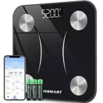 INSMART Digitale Körperfettwaage mit Bluetooth-Verbindung und App - Weiß