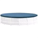 Intex Poolabdeckplane für Metal und Prism Frame Pool - Ø 366 cm - Dunkelblau