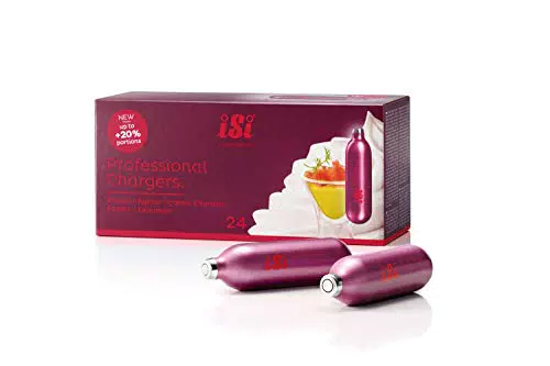iSi Professional Charger Sahnekapseln für Sahnespender - Premium N2O aus Stahl - HACCP-zertifiziert - Made in Austria