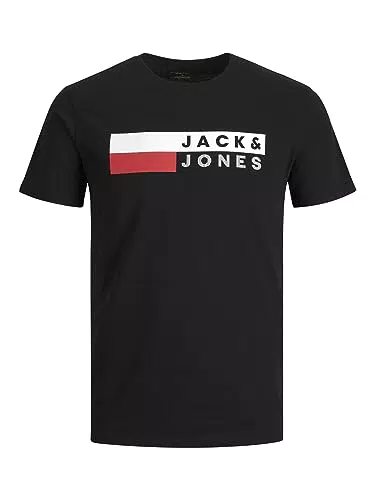 JACK & JONES Male Plus Size T-Shirt Logoprint