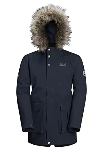 Jack Wolfskin Wind- und wasserdichter 3-in-1-Parka mit warmer Fleece-Innenjacke