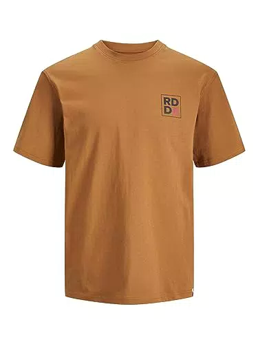 JACK & JONES Herren T-Shirt mit Rundhalsausschnitt - Poloshirt S/S Crew Neck