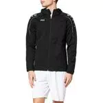 JAKO Damen Kapuzenjacke Classico - Schwarze Damenjacke - Größe 36
