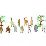 Jamara Tierspielset Wild Animals - Ideales Zubehör für jeden Zoo