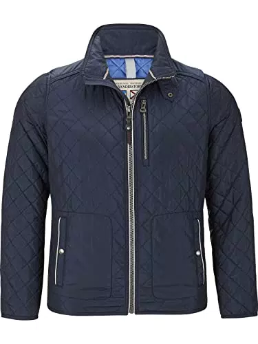 Jan Vanderstorm Herren Steppjacke Jonas - Dunkelblaue Übergangsjacke