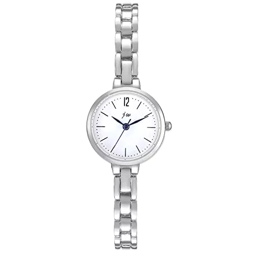 Elegante Damen Quarz Armbanduhr mit Metall-Armband - JewelryWe