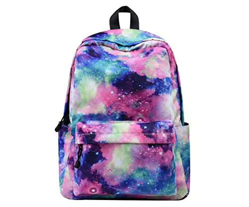 JIANLINST Schulrucksack Mädchen Jungen Teenager Wasserdicht Nylon Rucksack Damen Laptop Tasche
