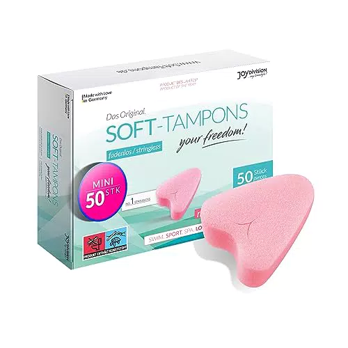 JOYDIVISION Soft-Tampons für Sport, Schwimmen & Spa - Menstruationsschwämmchen ultra soft