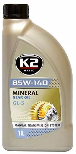 K2 Getriebeöl GL5 85W-140 für Schaltgetriebe und Achsen - Mineralisches Hydrauliköl, universell einsetzbar - API konform