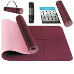 KESSER® Gymnastikmatte mit Tragegurt - Rutschfeste Yogamatte für Fitness & Pilates, 183 x 61 cm