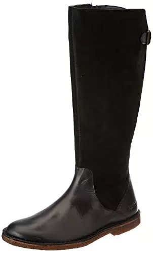 Kickers Damen Kick-Titanium Kniehohe Stiefel, Schwarz