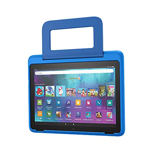 Amazon Fire HD 10 Tablet Hülle mit „Raumschiffe“-Design für Kinder 6-12 Jahre - 11. Generation (2021)