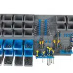 Kinzo Formwand - Praktische Ablagefächer mit Haken und Racks