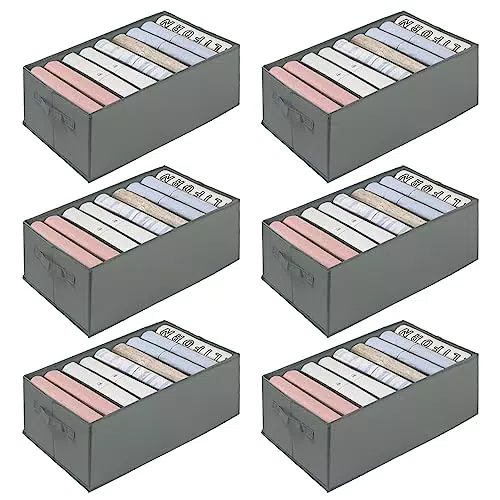 Kiximay Kleiderschrank Organizer - Faltbare & Platzsparende Aufbewahrung für Kleidung